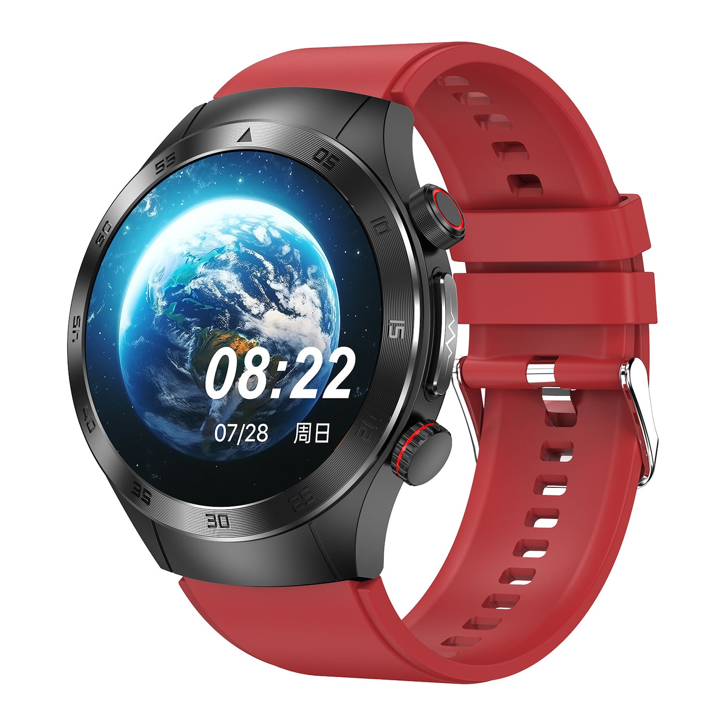 Fitaos Max 2 Lasertherapie-Smartwatch mit EKG, Blutzucker, Blutsauerstoff, Harnsäure, Lipidüberwachung