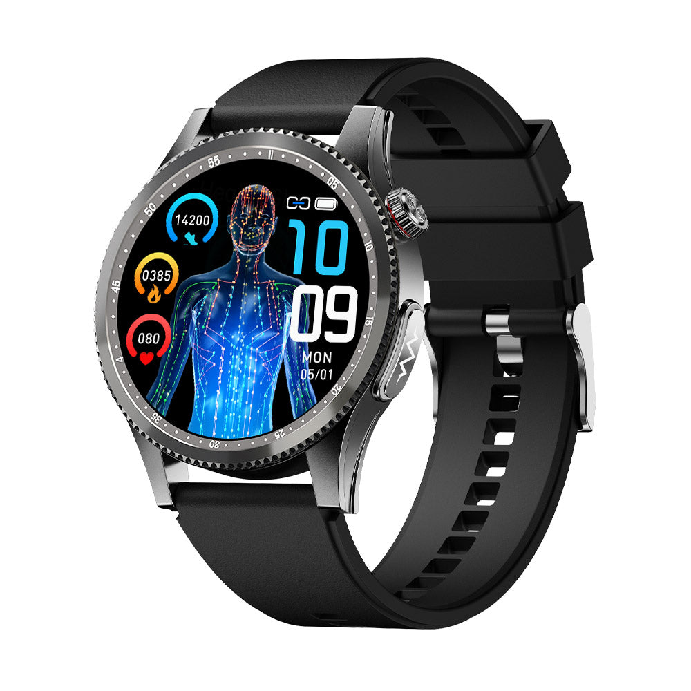 Fitaos H9 EKG Blutzucker Harnsäure Cholesterin Stressüberwachung Smartwatch