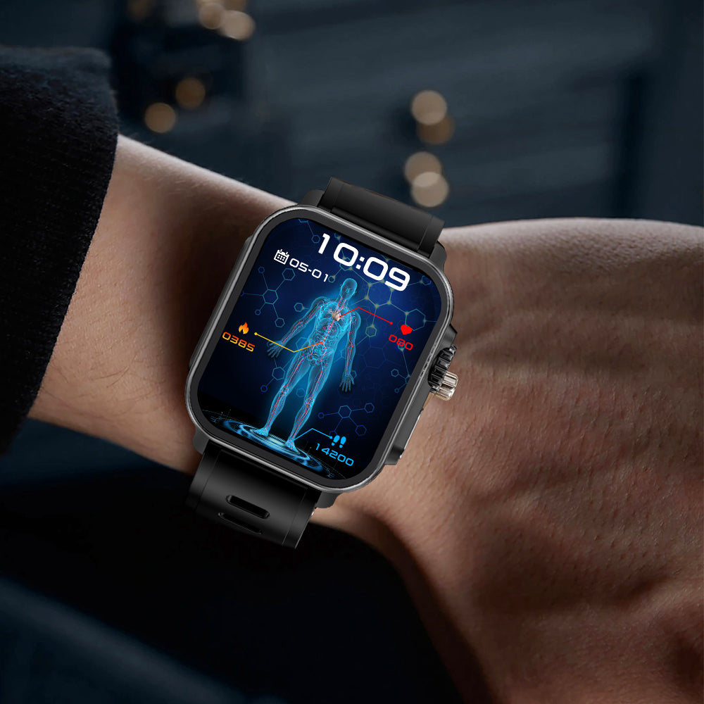 Fitaos VEE EKG/EKG Blutzucker Blutsauerstoff Herzfrequenz Überwachung Sport SmartWatch