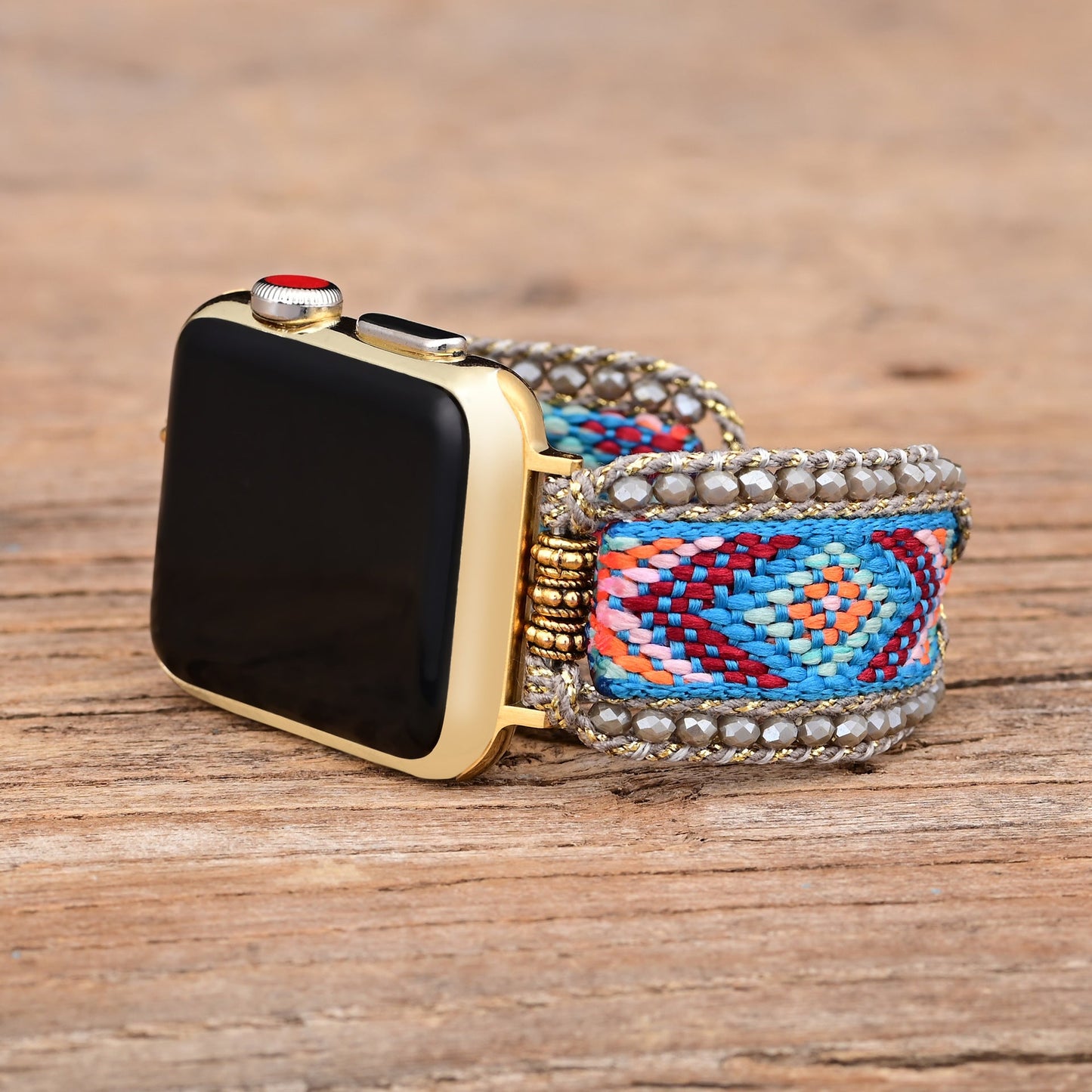 Gewebtes Uhrenarmband aus Nylon im Boho-Stil