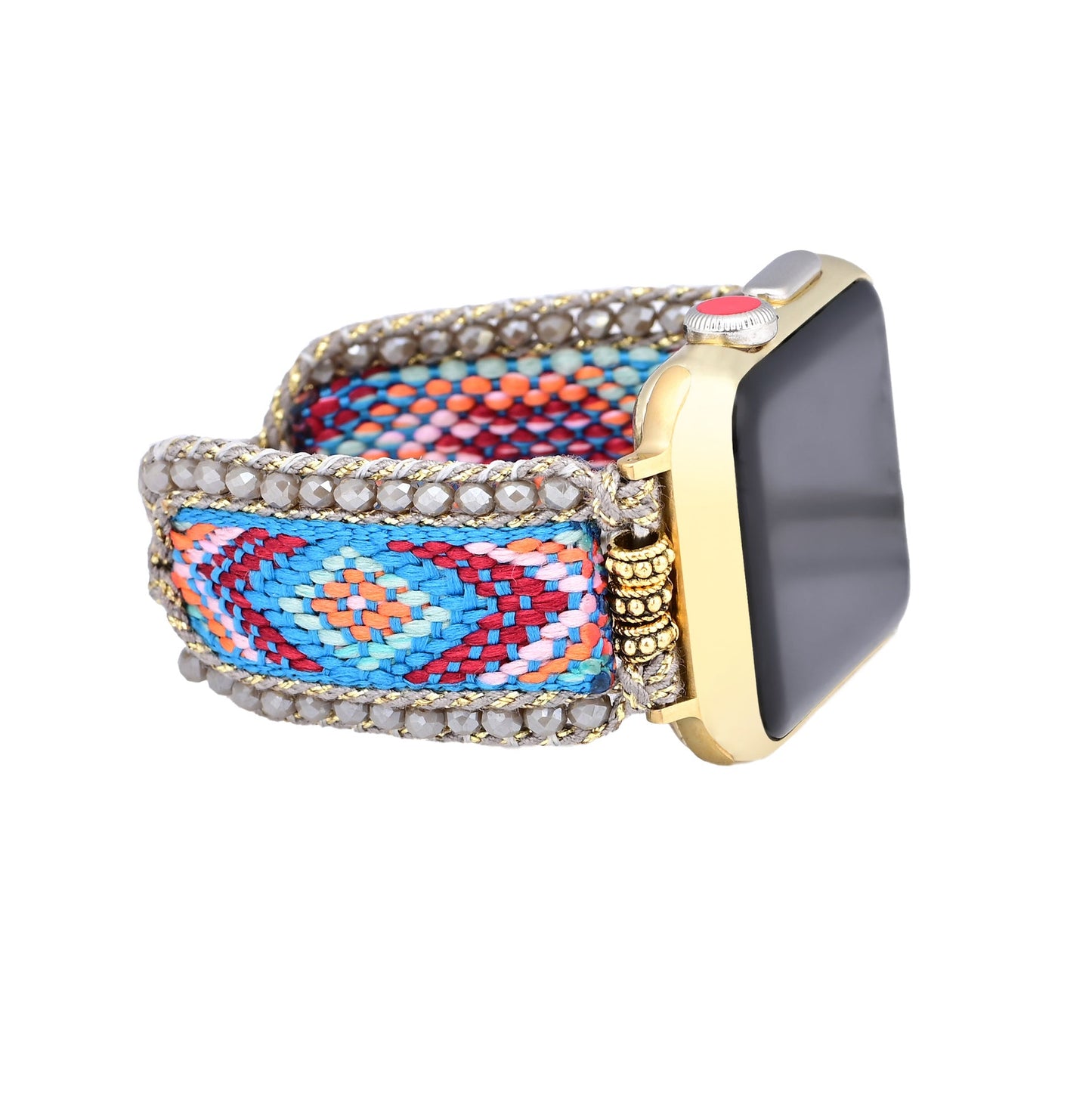 Gewebtes Uhrenarmband aus Nylon im Boho-Stil