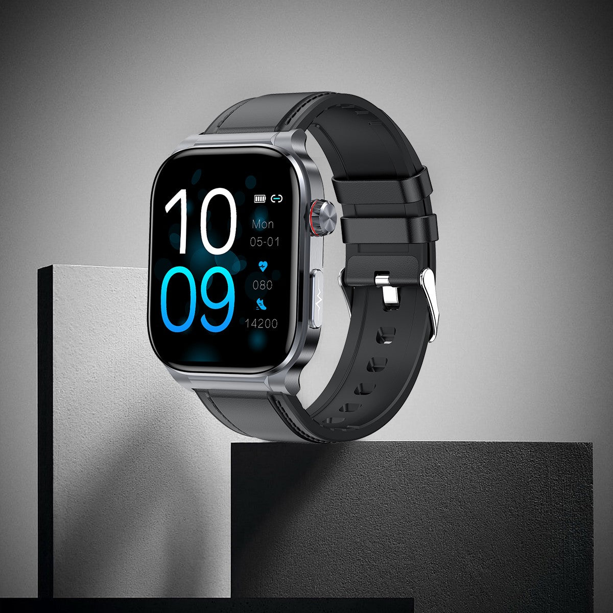 Fitaos Pro 9 High-End Flagship Smartwatch EKG Blutzucker Harnsäure Cholesterin Stressüberwachung