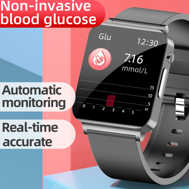 FITAOS EKG+PPG Blutzuckerüberwachung Gesundheits-Smart-Sportuhr