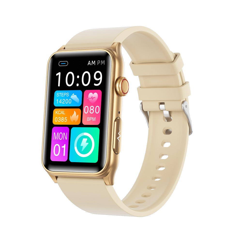 Fitaos H9 EKG Blutzucker Harnsäure Cholesterin Stressüberwachung Smartwatch
