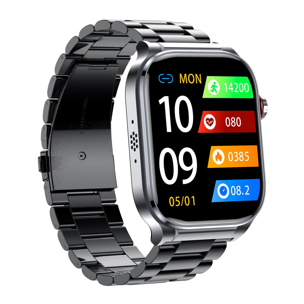Fitaos Pro 9 High-End Flagship Smartwatch EKG Blutzucker Harnsäure Cholesterin Stressüberwachung