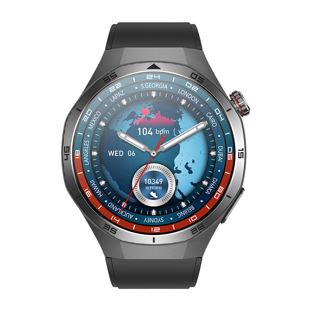 Fitaos H9 EKG Blutzucker Harnsäure Cholesterin Stressüberwachung Smartwatch
