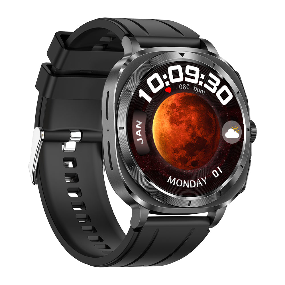Fitaos H9 EKG Blutzucker Harnsäure Cholesterin Stressüberwachung Smartwatch