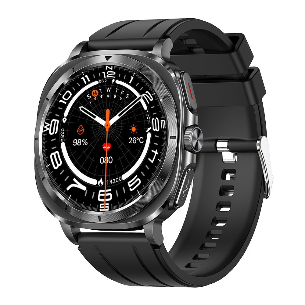 Fitaos H9 EKG Blutzucker Harnsäure Cholesterin Stressüberwachung Smartwatch