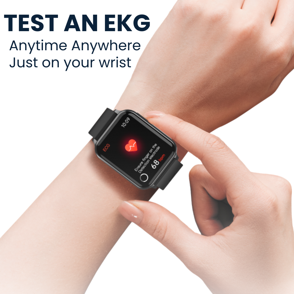 CFDA-zertifizierte Gesundheits-EKG-Smartwatch mit Blutsauerstoff-Herzfrequenzmesser, Schlafüberwachung, Gesundheits-Tracker-Uhr