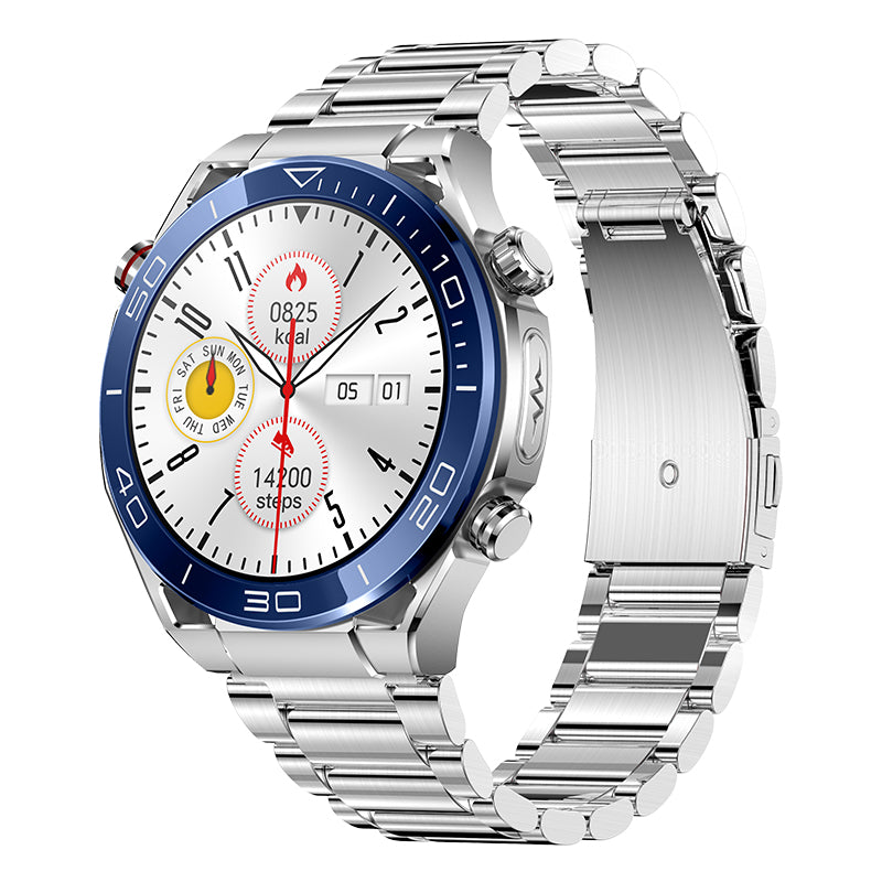 FITAOS Max 1 Herzfrequenz Blutzucker EKG/EKG Blutdrucküberwachung Bluetooth Talk Smartwatch