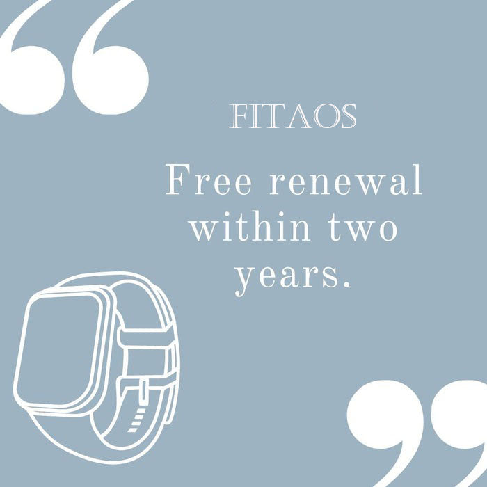 Fitaos HD Großbild Dynamisches EKG Kontinuierliche Überwachung Blutzuckerüberwachung Smart Sportuhr