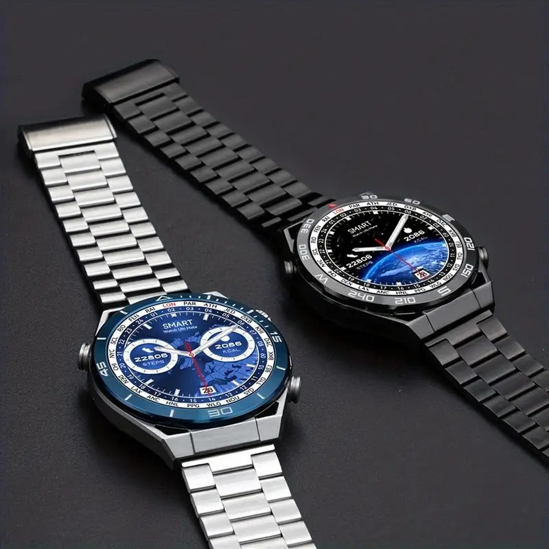 FITAOS EKG Blutzucker Blutdrucküberwachung Bluetooth Talk Sport Smartwatch