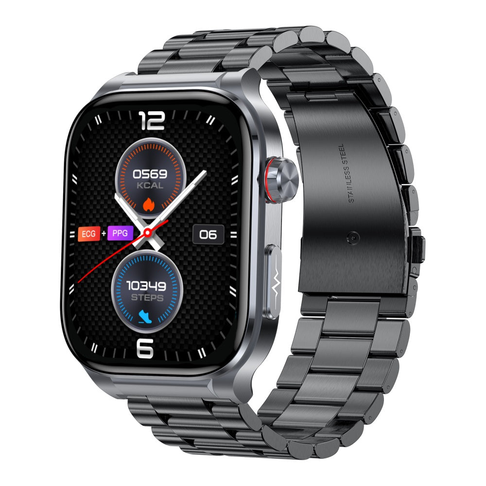 Fitaos Pro 9 High-End Flagship Smartwatch EKG Blutzucker Harnsäure Cholesterin Stressüberwachung