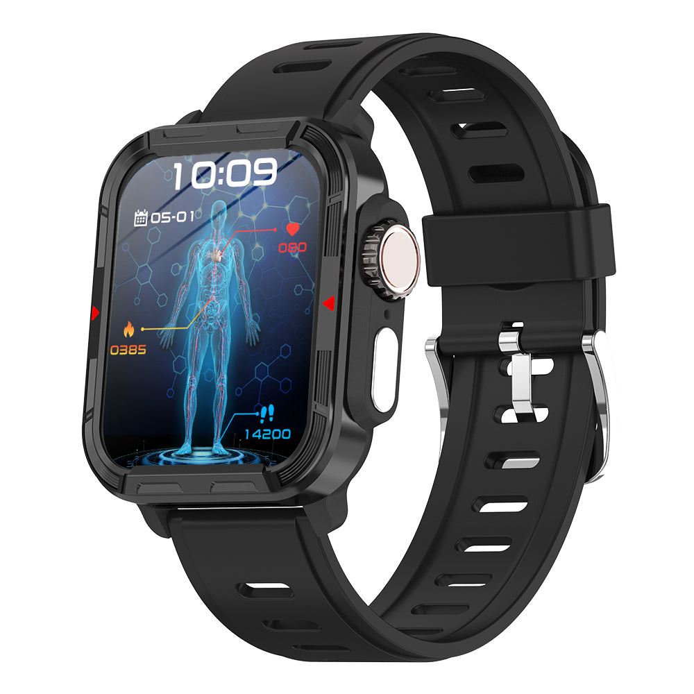 FITAOS VEE PRO Robuste Sport-Smartwatch zur Überwachung der Körperzusammensetzung/EKG/Blutzucker/Blutdruck/Herzfrequenz