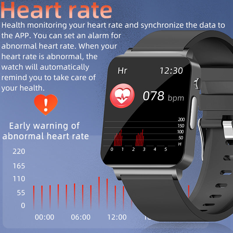 FITAOS EKG+PPG Blutzuckerüberwachung Gesundheits-Smart-Sportuhr
