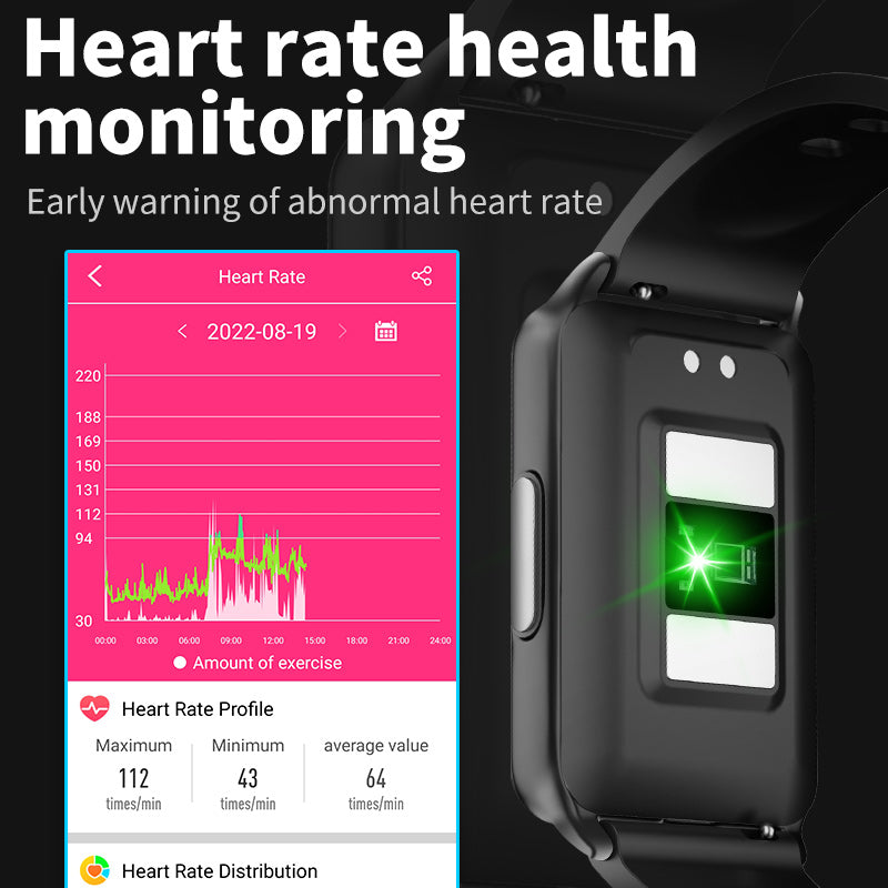 FITAOS Fitness-Aktivitätstracker mit Herzfrequenz, Blutsauerstoff, Blutdruck, 20 Sportmodi
