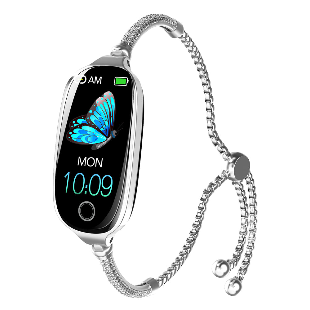 Fitaos Blutzucker Blutdrucküberwachung Luxus Diamant Design Fashion Smartwatch