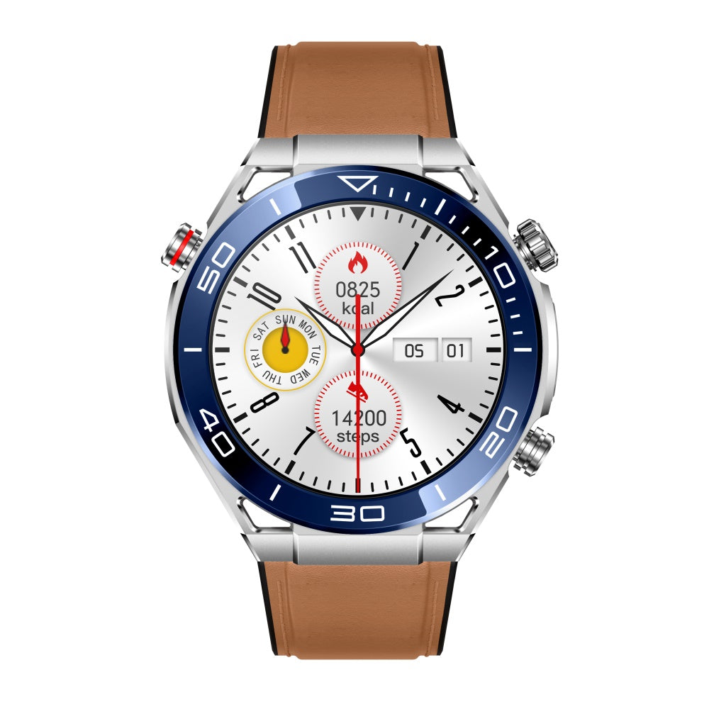 FITAOS Max 1 Herzfrequenz Blutzucker EKG/EKG Blutdrucküberwachung Bluetooth Talk Smartwatch