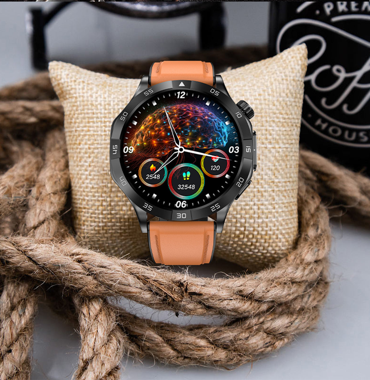 Fitaos H9 EKG Blutzucker Harnsäure Cholesterin Stressüberwachung Smartwatch