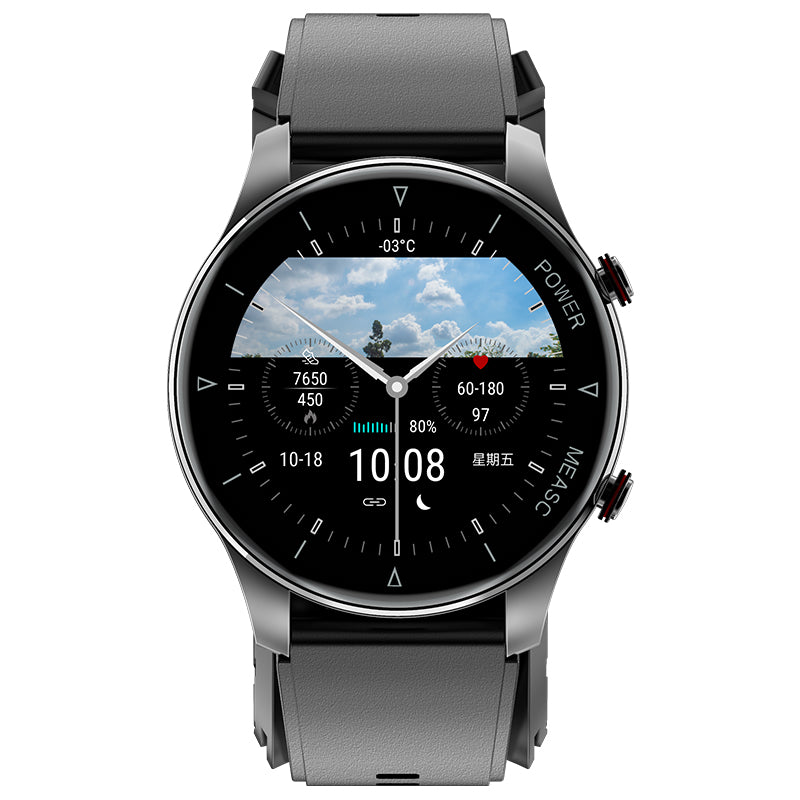 Fitaos PRO 5 Hochpräzise Airbag-Smartwatch zur Überwachung von Blutzucker, Blutdruck und Blutsauerstoff