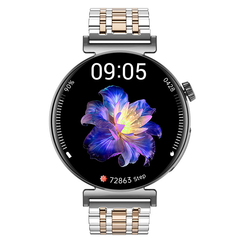 Fitaos P01 EKG/EKG Blutzucker Blutdruck Blutsauerstoff Harnsäure Überwachung Smartwatch