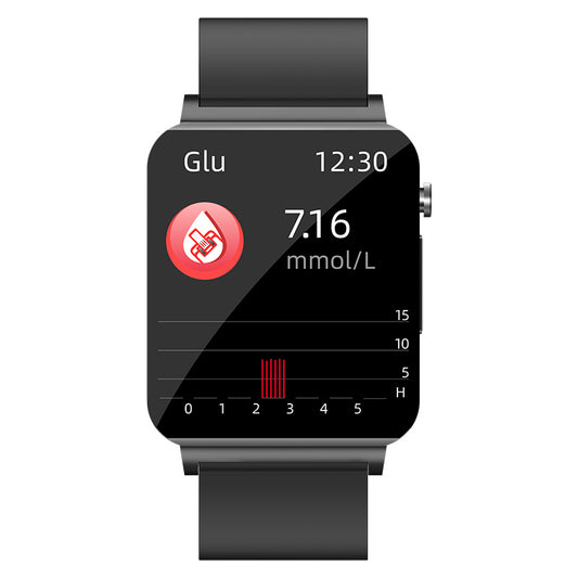 FITAOS EKG+PPG Blutzuckerüberwachung Gesundheits-Smart-Sportuhr