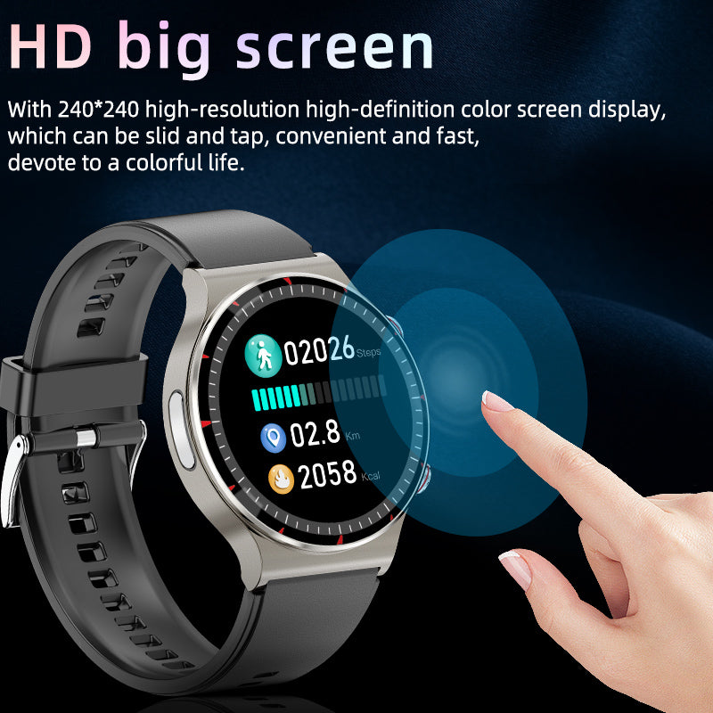 FITAOS EKG Blutsauerstoff Herzfrequenz Gesundheitsüberwachung Smart Watch Pro1 für Frauen oder Männer