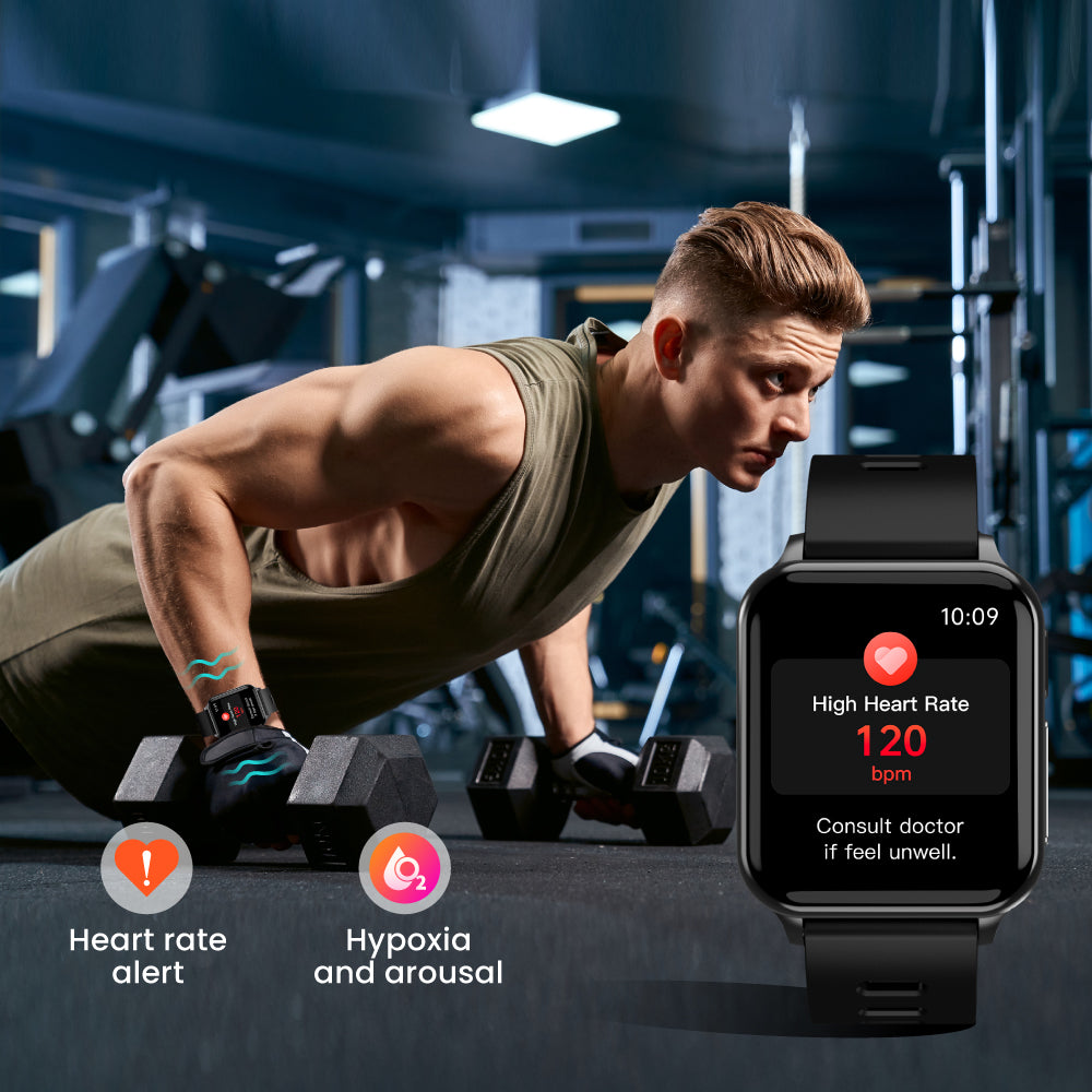 CFDA-zertifizierte Gesundheits-EKG-Smartwatch mit Blutsauerstoff-Herzfrequenzmesser, Schlafüberwachung, Gesundheits-Tracker-Uhr