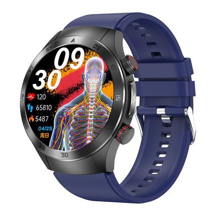 Fitaos Max 2 Lasertherapie-Smartwatch mit EKG, Blutzucker, Blutsauerstoff, Harnsäure, Lipidüberwachung 