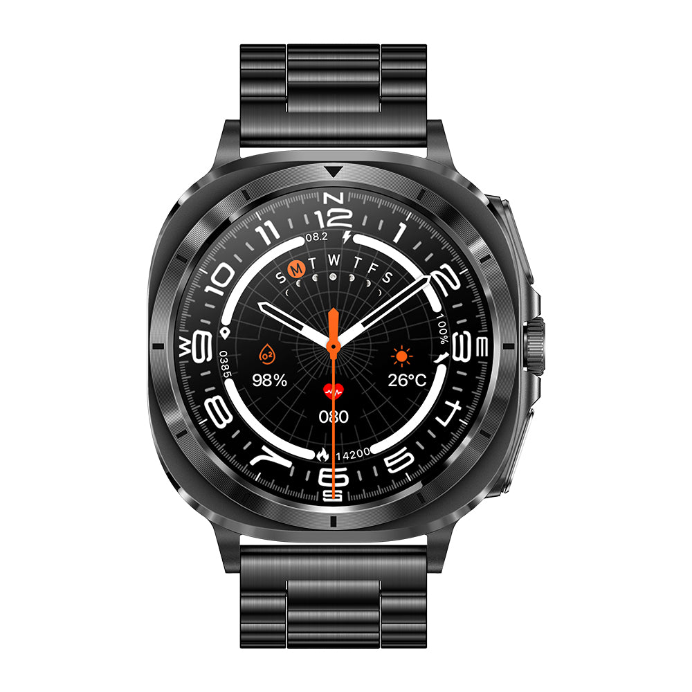 Fitaos H9 EKG Blutzucker Harnsäure Cholesterin Stressüberwachung Smartwatch