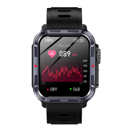 FITAOS VEE PRO Robuste Sport-Smartwatch zur Überwachung der Körperzusammensetzung/EKG/Blutzucker/Blutdruck/Herzfrequenz 
