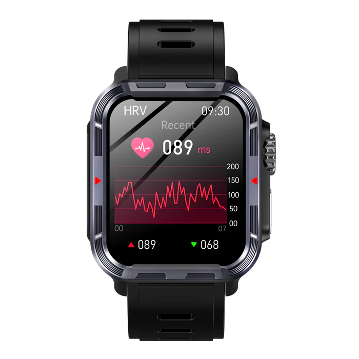 FITAOS VEE PRO Robuste Sport-Smartwatch zur Überwachung der Körperzusammensetzung/EKG/Blutzucker/Blutdruck/Herzfrequenz 