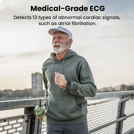 CFDA-zertifizierte Gesundheits-EKG-Smartwatch mit Blutsauerstoff-Herzfrequenzmesser, Schlafüberwachung, Gesundheits-Tracker-Uhr 