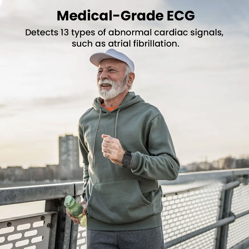 CFDA-zertifizierte Gesundheits-EKG-Smartwatch mit Blutsauerstoff-Herzfrequenzmesser, Schlafüberwachung, Gesundheits-Tracker-Uhr 