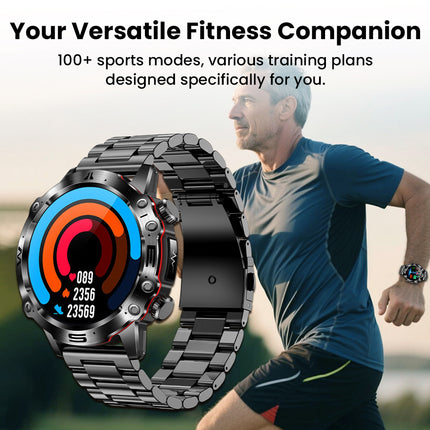 Fitaos PRO 3 High-End-EKG/EKG-Blutzucker-Gesundheits-Sport-Smartwatch
