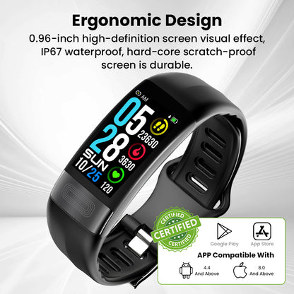FITAOS P11 EKG-Smart-Armband zur Blutsauerstoffüberwachung 