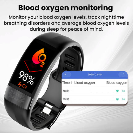 FITAOS P11 EKG-Smart-Armband zur Blutsauerstoffüberwachung 