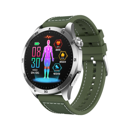 Fitaos pro 4 Intelligente mikrophysikalische Untersuchung Blutzucker-EKG Blutsauerstoffüberwachung Smartwatch 