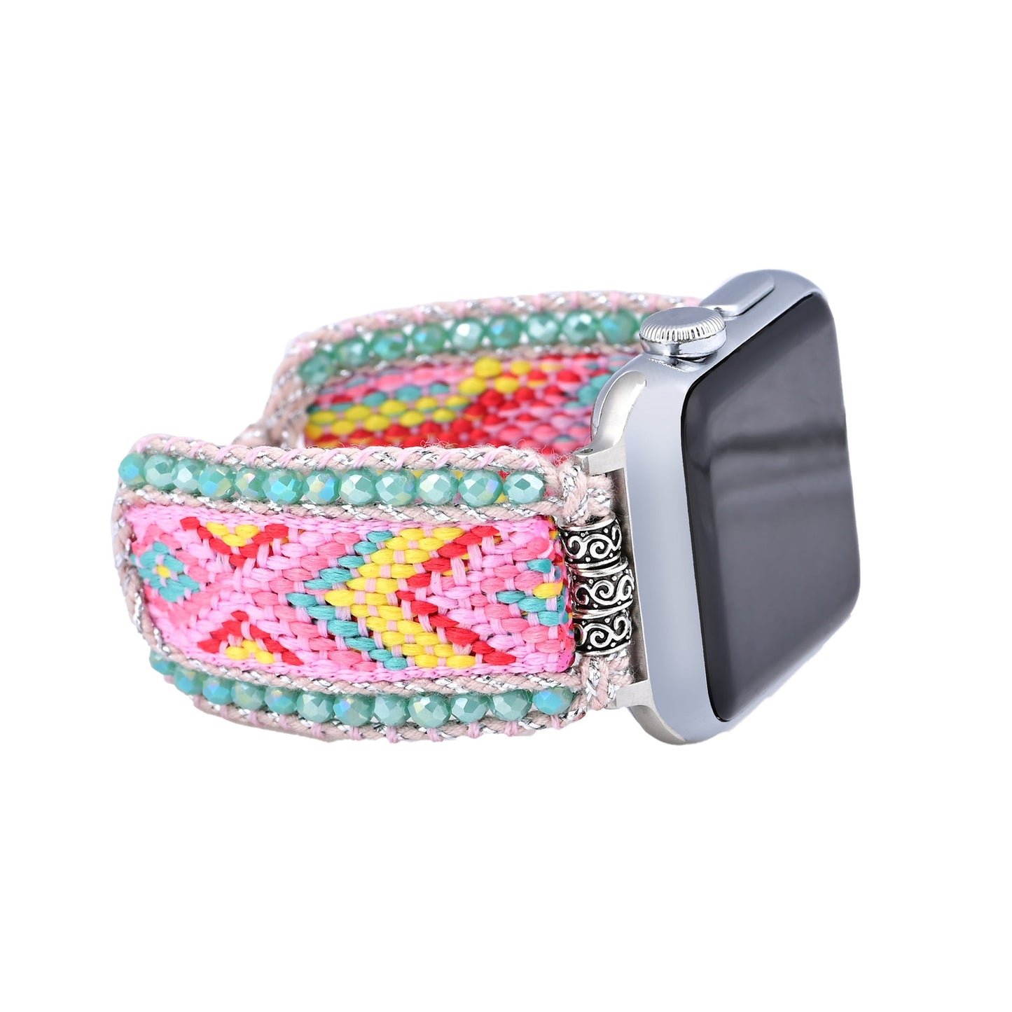 Gewebtes Uhrenarmband aus Nylon im Boho-Stil 