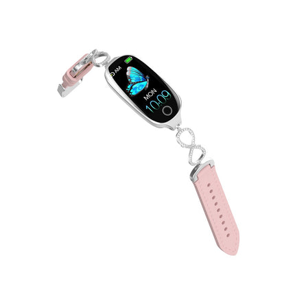 Fitaos Blutzucker Blutdrucküberwachung Luxus Diamant Design Fashion Smartwatch 