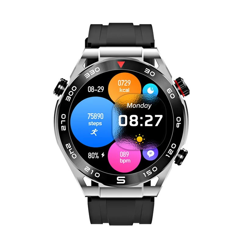 FITAOS Herzfrequenz Blutzucker Blutdrucküberwachung Bluetooth Talk Sport Smartwatch 