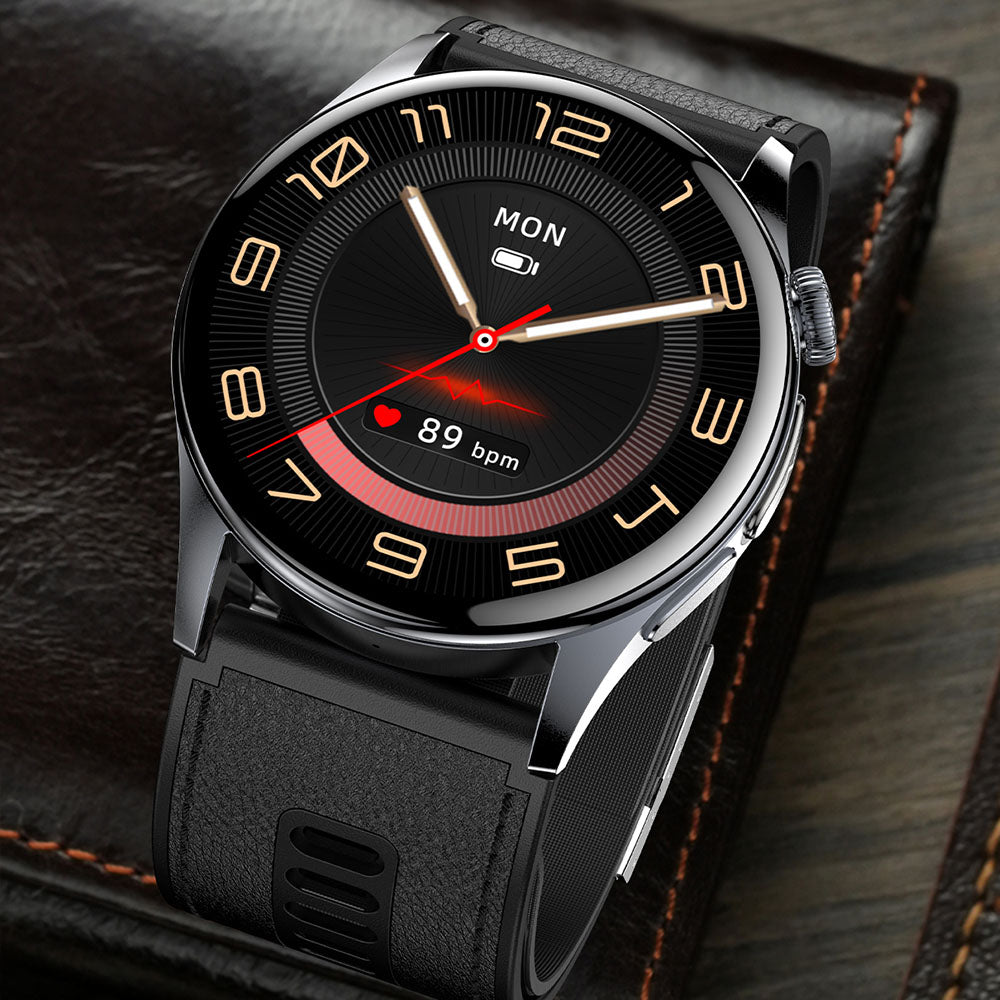 Fitaos Max 6 High-end Flagship Air Pump Blood Pressure ECG Blood Sugar Blood Oxygen Monitoring SmartWatch