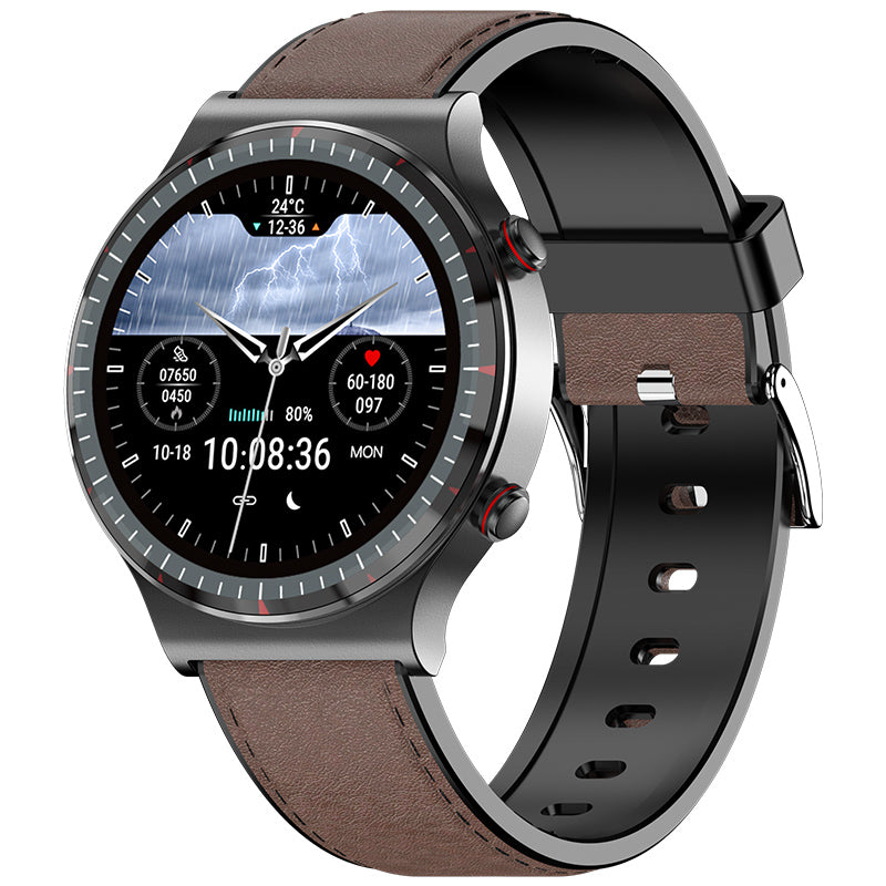 FITAOS 2024 Neue EKG+PPG Smart Watch mit vollem Touchscreen und Blutsauerstoff-Blutdruck-Herzfrequenz 