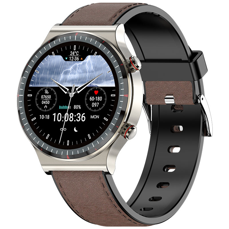 FITAOS 2024 Neue EKG+PPG Smart Watch mit vollem Touchscreen und Blutsauerstoff-Blutdruck-Herzfrequenz 