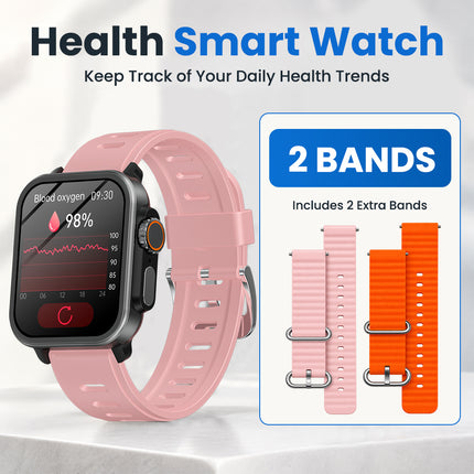Fitaos VEE EKG/EKG Blutzucker Blutsauerstoff Herzfrequenz Überwachung Sport SmartWatch 