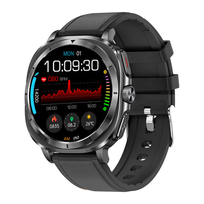 Fitaos H9 EKG Blutzucker Harnsäure Cholesterin Stressüberwachung Smartwatch