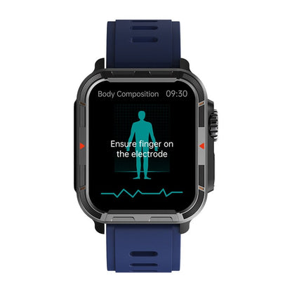 FITAOS VEE PRO Robuste Sport-Smartwatch zur Überwachung der Körperzusammensetzung/EKG/Blutzucker/Blutdruck/Herzfrequenz 