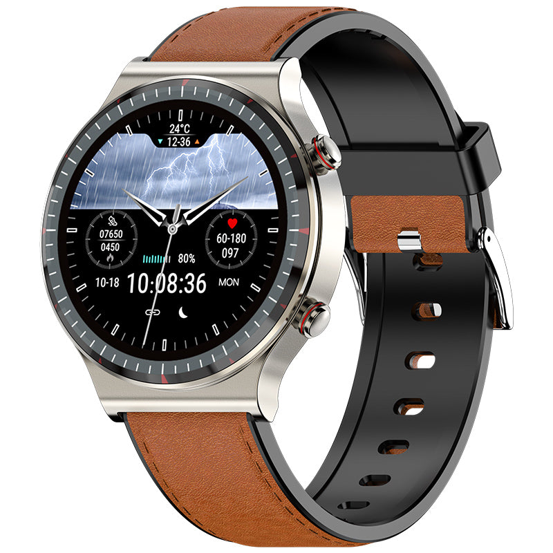 FITAOS 2024 Neue EKG+PPG Smart Watch mit vollem Touchscreen und Blutsauerstoff-Blutdruck-Herzfrequenz 