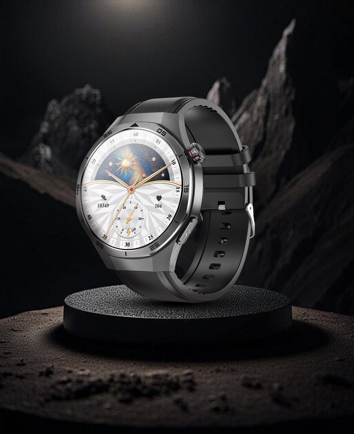 Fitaos H9 EKG Blutzucker Harnsäure Cholesterin Stressüberwachung Smartwatch