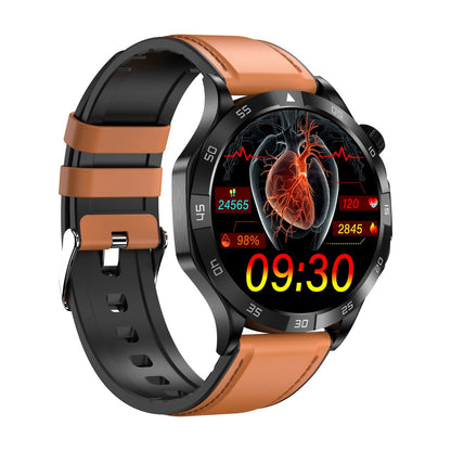 Fitaos H9 EKG Blutzucker Harnsäure Cholesterin Stressüberwachung Smartwatch